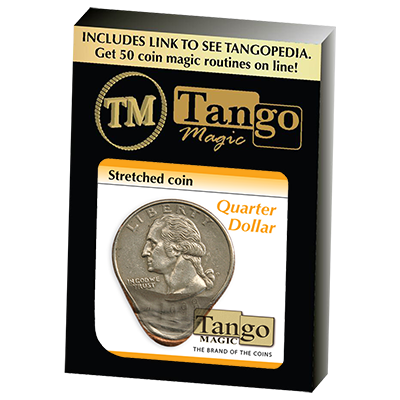 Stretched Coin Quarter Dollar by Tango- (D0095)