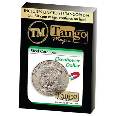 Steel Core Coin Eisenhower US Dollar, D0028 by Tango Magic