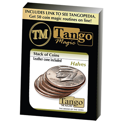 Stack of Coins Halves, D0056 by Tango Magic