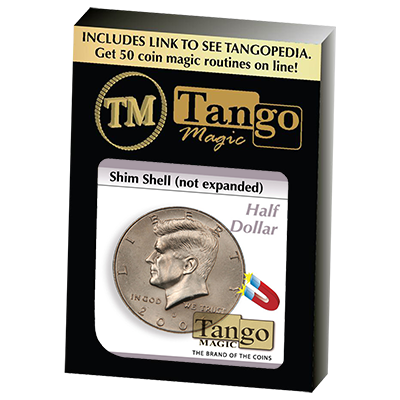 Shim Shell Half Dollar NOT Expanded, D0083 by Tango Magic