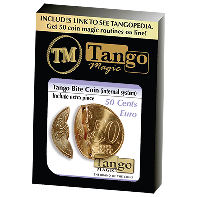 Bite Coin -, Euro 50 Cent - Internal With Extra Piece by Tango Magic