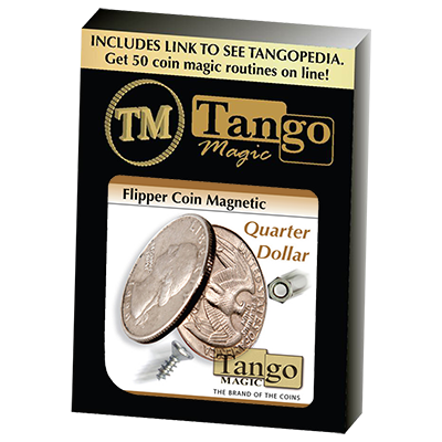Flipper Coin Magnetic Quarter Dollar, D0043 by Tango Magic