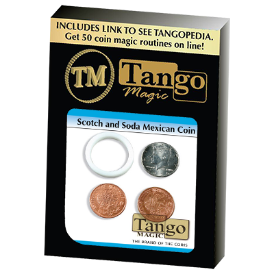 Scotch And Soda Mexican Coin, D0050 by Tango Magic