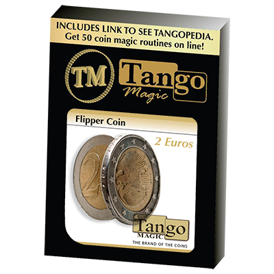 Flipper Coin 2 Euro by Tango Magic