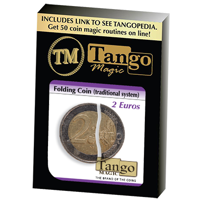 Folding Coin - 2 Euros, Traditional by Tango Magic