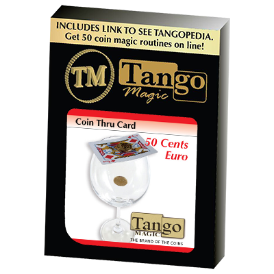 Coin Thru Card, 50 cent Euro, E0014 Tango