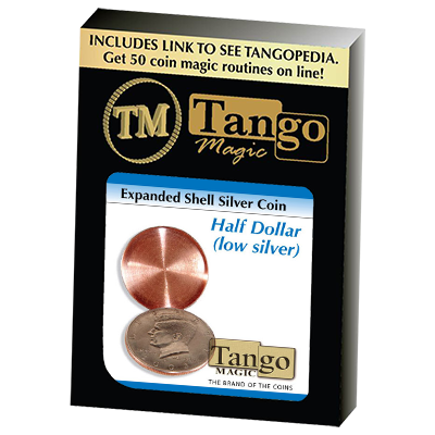 Expanded Shell Silver Half Dollar, D0003 by Tango Magic
