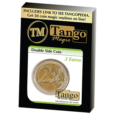 Double Sided Coin, 2 Euro by Tango Magic