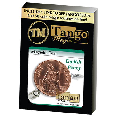 Magnetic Coin English Penny, D0027 by Tango Magic