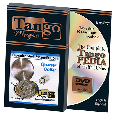 Expanded Shell Quarter Magnetic, D0151 by Tango Magic