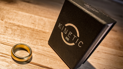Kinetic PK Ring, Gold Curved size 10 by Jim Trainer