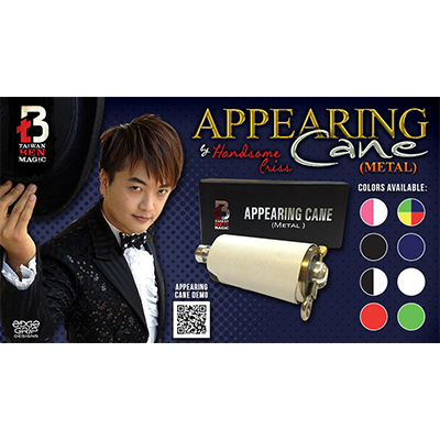 Appearing Cane, Metal /, Blue by Handsome Criss and Taiwan Ben Magic