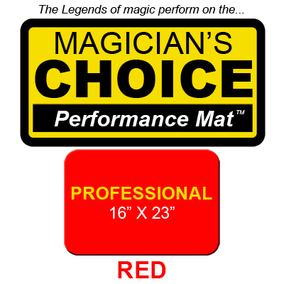 Professional Close-Up Mat, Red - 16x23 by Ronjo