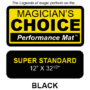 Bartender's Choice Close-Up Mat, BLACK Super Standard - 12x32.5 by Ronjo 55563-full.png