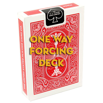 Assorted Mandolin, Red One Way Forcing Deck, assorted values