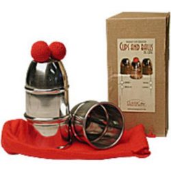 Cups & Balls w/Chop Cup Alum.Combo by Bazar de Magia