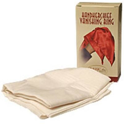 Hankerchief Vanishing Ring, White by Bazar de Magia