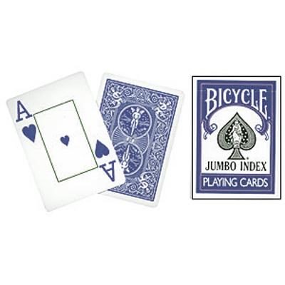 Cards Bicy. Jumbo Index, Blue