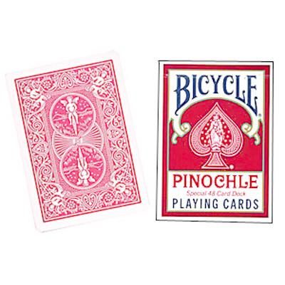 Cards Bicycle Pinochle Poker-size, Red