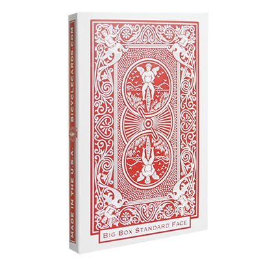 Big Bicycle Cards, Jumbo Bicycle Cards, Red - Image 2