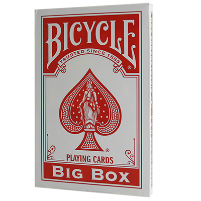 Big Bicycle Cards, Jumbo Bicycle Cards, Red