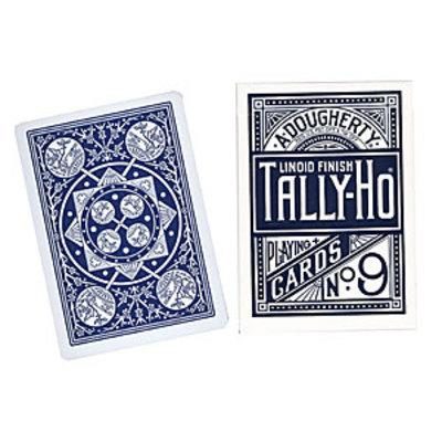 Cards Tally Ho Fan Back Poker size, Blue