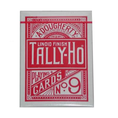 Cards Tally Ho Fan Back Poker size, Red