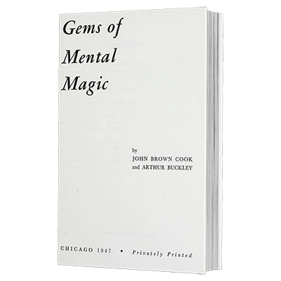 Gems of Mental Magic by Arthur Buckley and Conjuring Arts Research Center (Download)