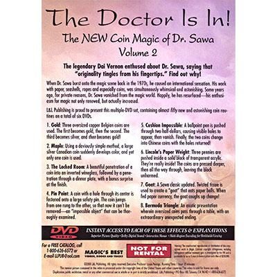 The Doctor Is In - The New Coin Magic of Dr. Sawa V2 - Image 2