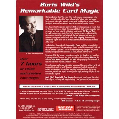 Remarkable Card Magic, 3 DVD Set by Boris Wild - Image 2