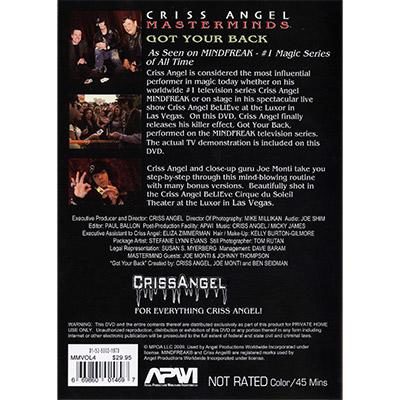 Masterminds, Got Your Back V4 by Criss Angel - Image 2