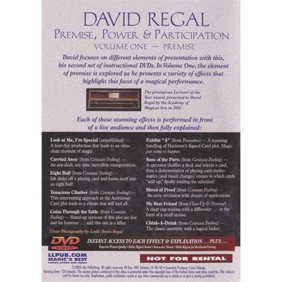 Premise Power & Participation V1 by David Regal and L & L Publishing - Image 2