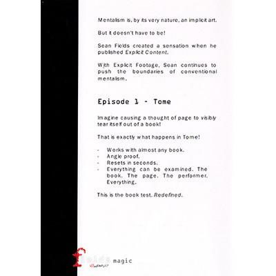 Explicit Footage: Tome by Sean Fields - Image 2