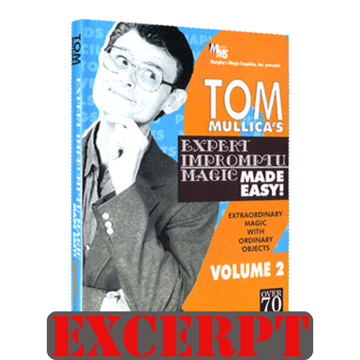 The Indian Bean Mystery video , Excerpt of Mullica Expert Impromptu Magic Made Easy Tom Mullica- #2, DVD (Download)