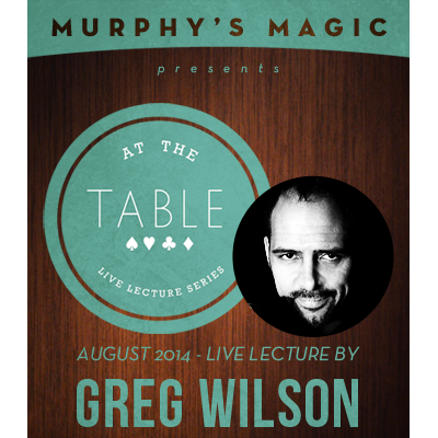 At the Table Live Lecture - Greg Wilson 8/27/2014 (Download)