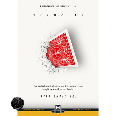 Velocity : High-Caliber Card Throwing System by Rick Smith Jr. video (Download)