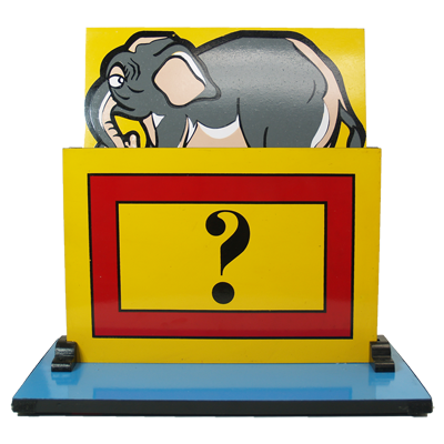 Elephant Vanish, back Stage by Premium Magic