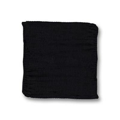Black 9 inch silk