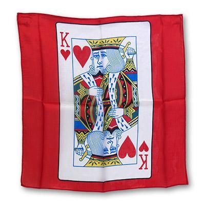 Picture 18 inch King of Hearts Card Silk by Gosh