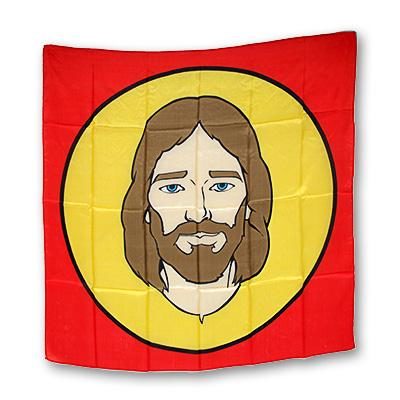 Picture Gospel Silk Jesus, 36 inch
