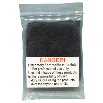 Flash Cotton, Black by Red Corner Magic NOTE: We can no longer ship Flash Products, Paper, Cotton, String, etc. These are Federal Regulations in the US