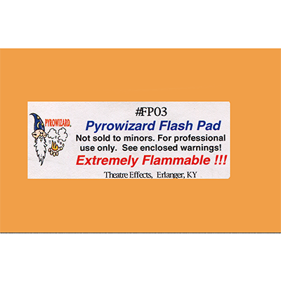 Flash Pad Sheets - 2 inch x 3 inch 20 sheets