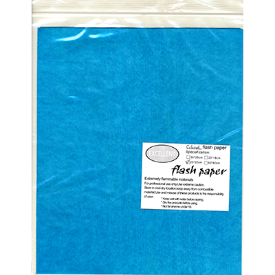 Flash Paper five pack, 25x20cm, Blue
