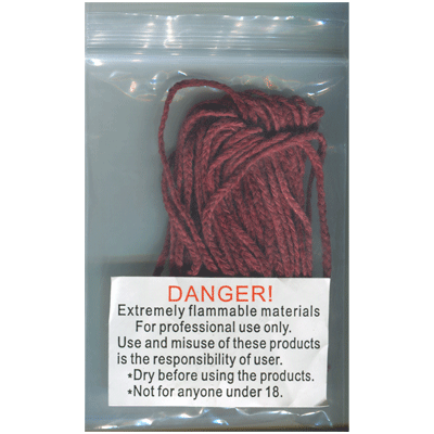 Flash String, 5g, Red by Red Corner Magic NOTE: We can no longer ship Flash Products, Paper, Cotton, String, etc. These are Federal Regulations in the US