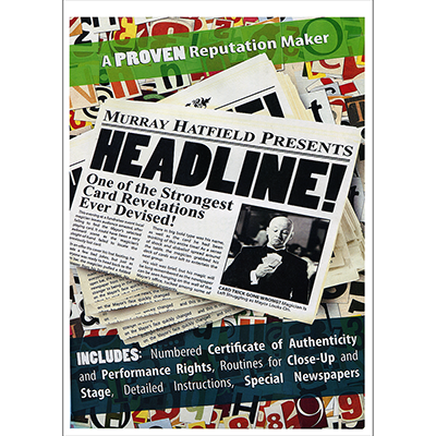 HEADLINE! (with DVD and Gimmicks) by Murray Hatfield