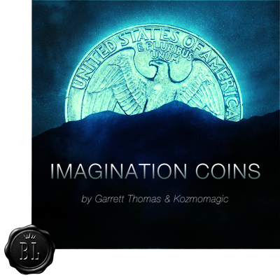 Imagination Coins US Quarter (with DVD and Gimmicks) by Garrett Thomas and Kozmomagic