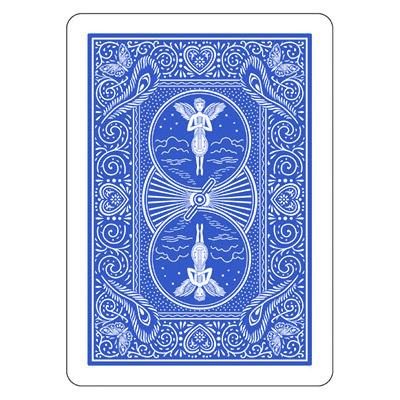 Invisible Deck Bicycle Mandolin, Blue - Image 2