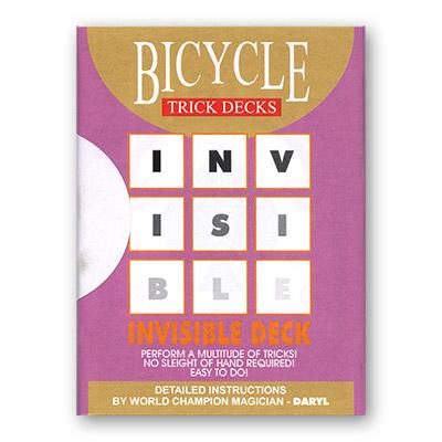 Invisible Deck Bicycle Mandolin, Red