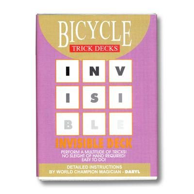 Invisible Deck Bicycle, Blue