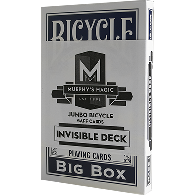 Jumbo Invisible Deck Bicycle, Blue